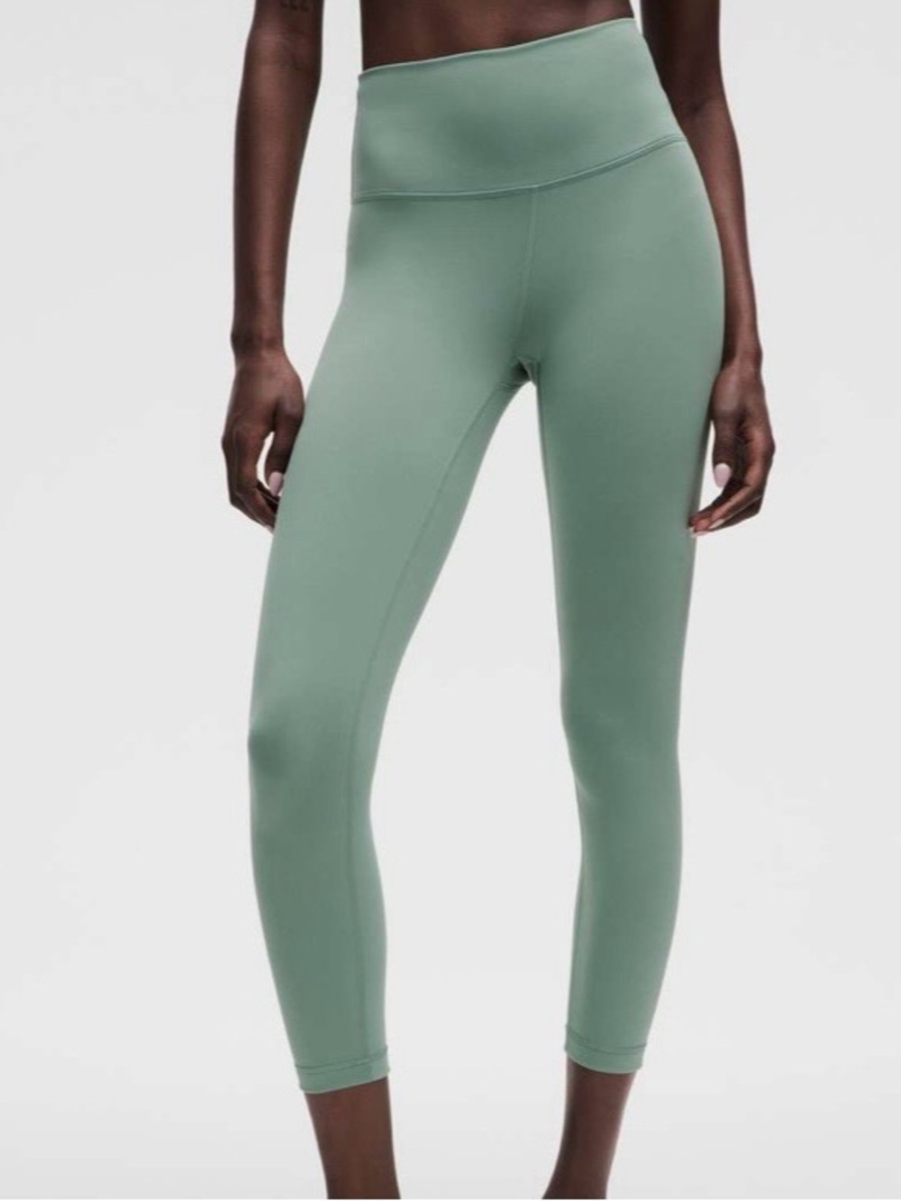 lululemon athletica Wunder Train HR Crop 23” Crater Blue -Size 6